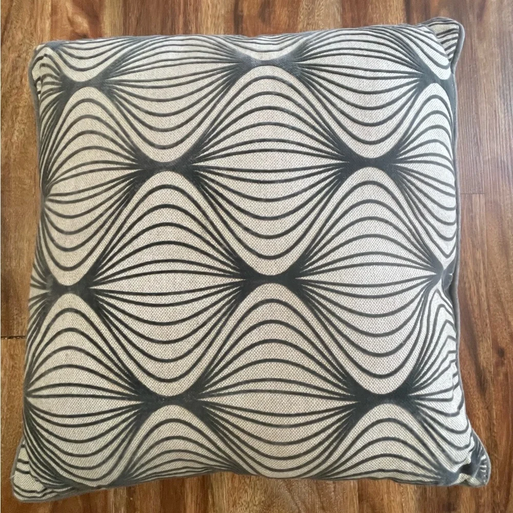 One (1) Beautiful Textured Pillow